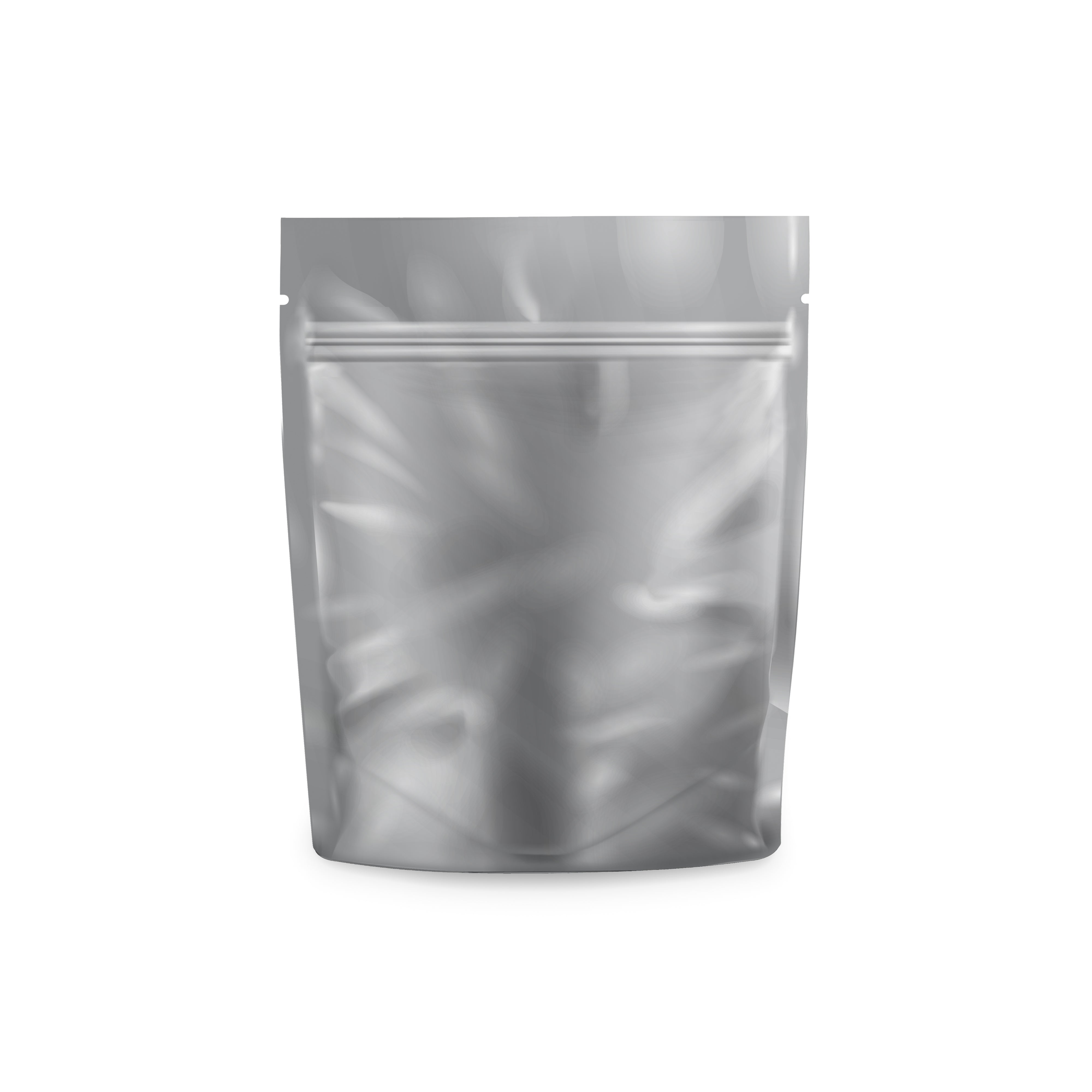 Loud Lock 1 Gram Mylar Smell Proof Vacuum Seal Bags - 100 Count White/Clear - Discreet Smoker