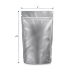Loud Lock 1/4 Ounce Mylar Smell Proof Vacuum Seal Bags - 100 Count Black/Clear - Discreet Smoker