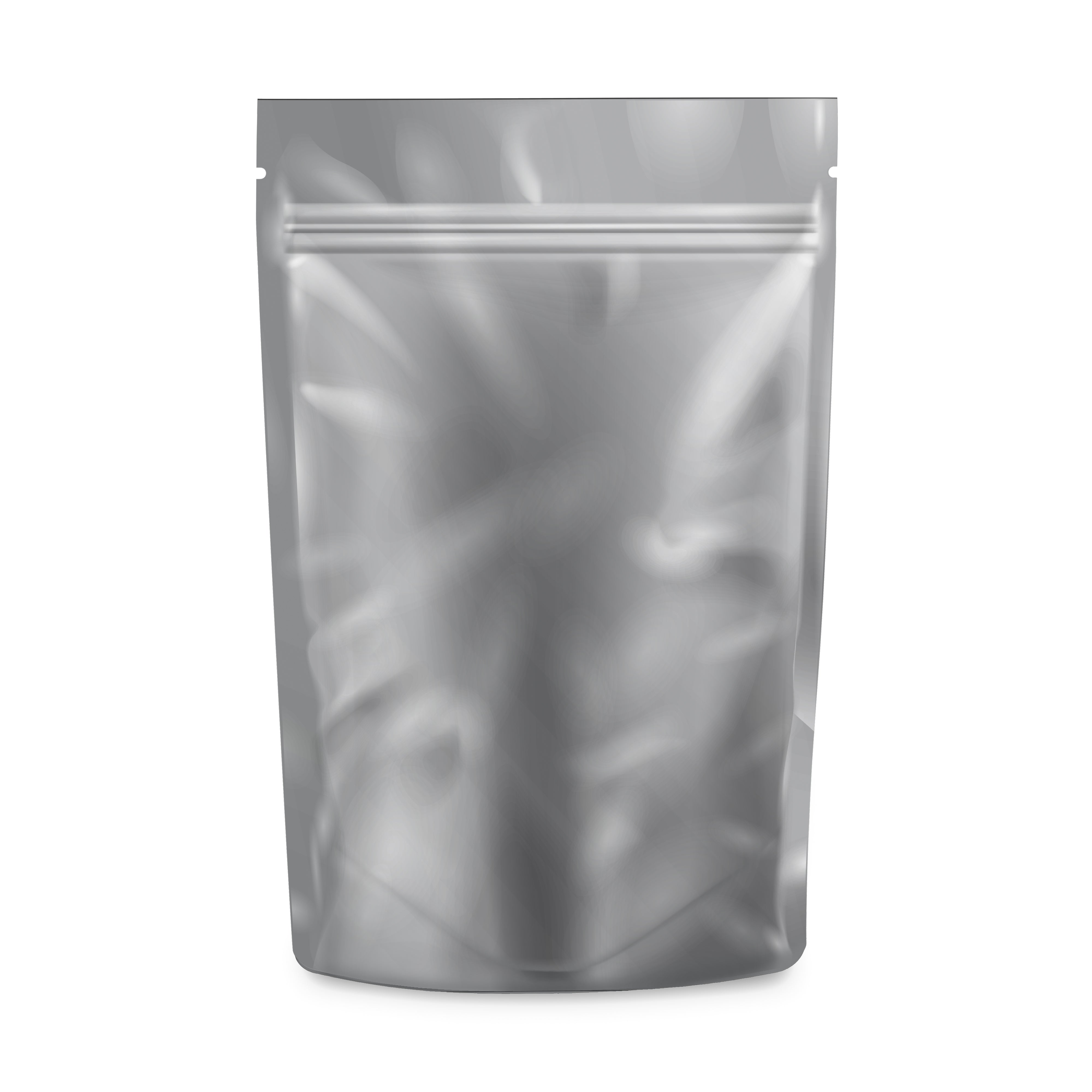 Loud Lock 1 Ounce Mylar Smell Proof Vacuum Seal Bags - 100 Count Black/Clear - Discreet Smoker