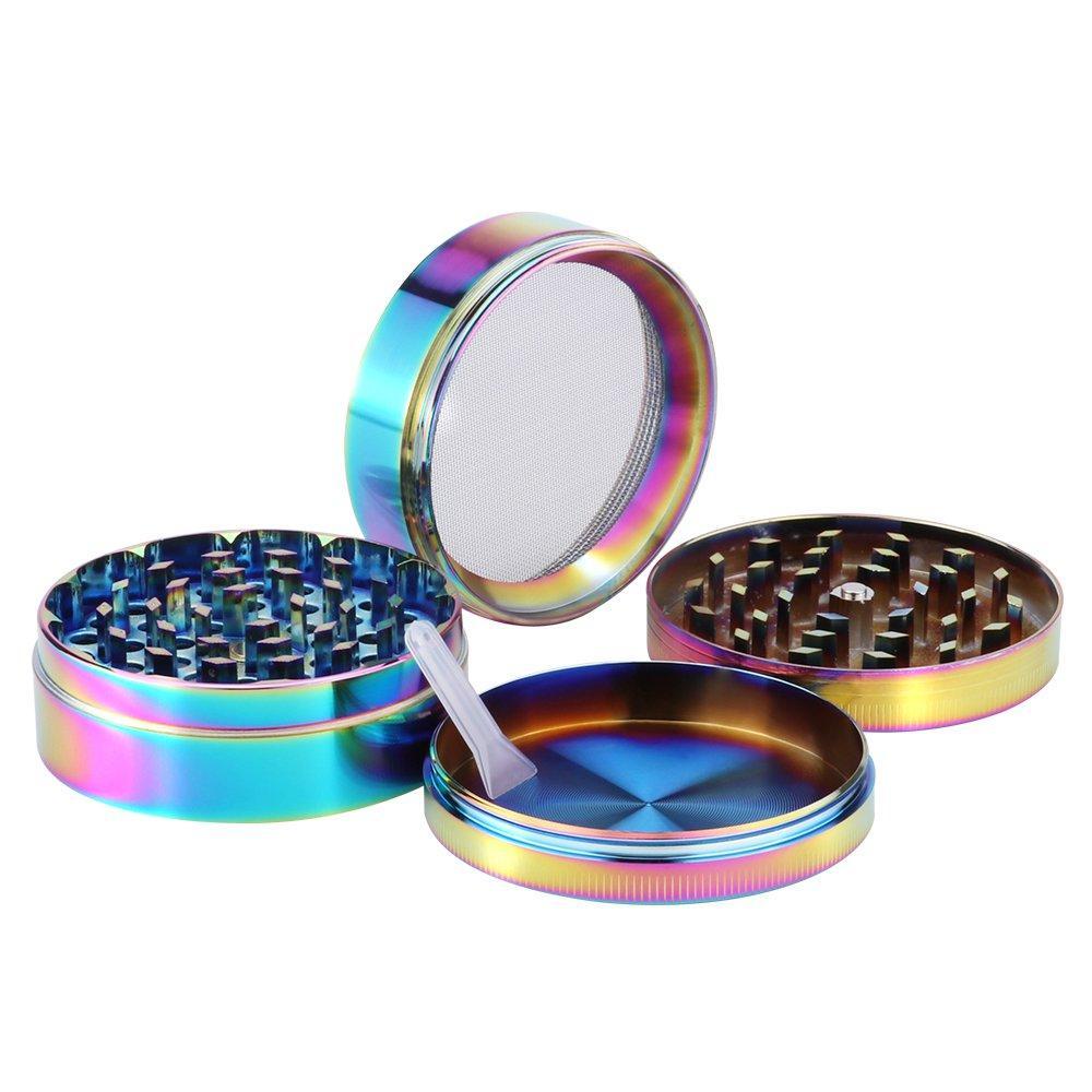 Titanium Grinder Blue - Discreet Smoker