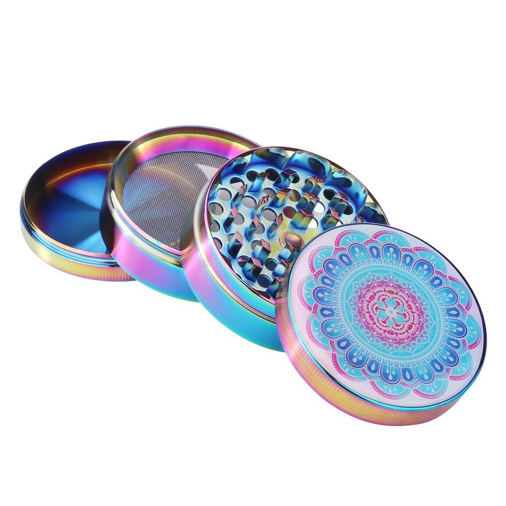 Titanium Grinder Blue - Discreet Smoker