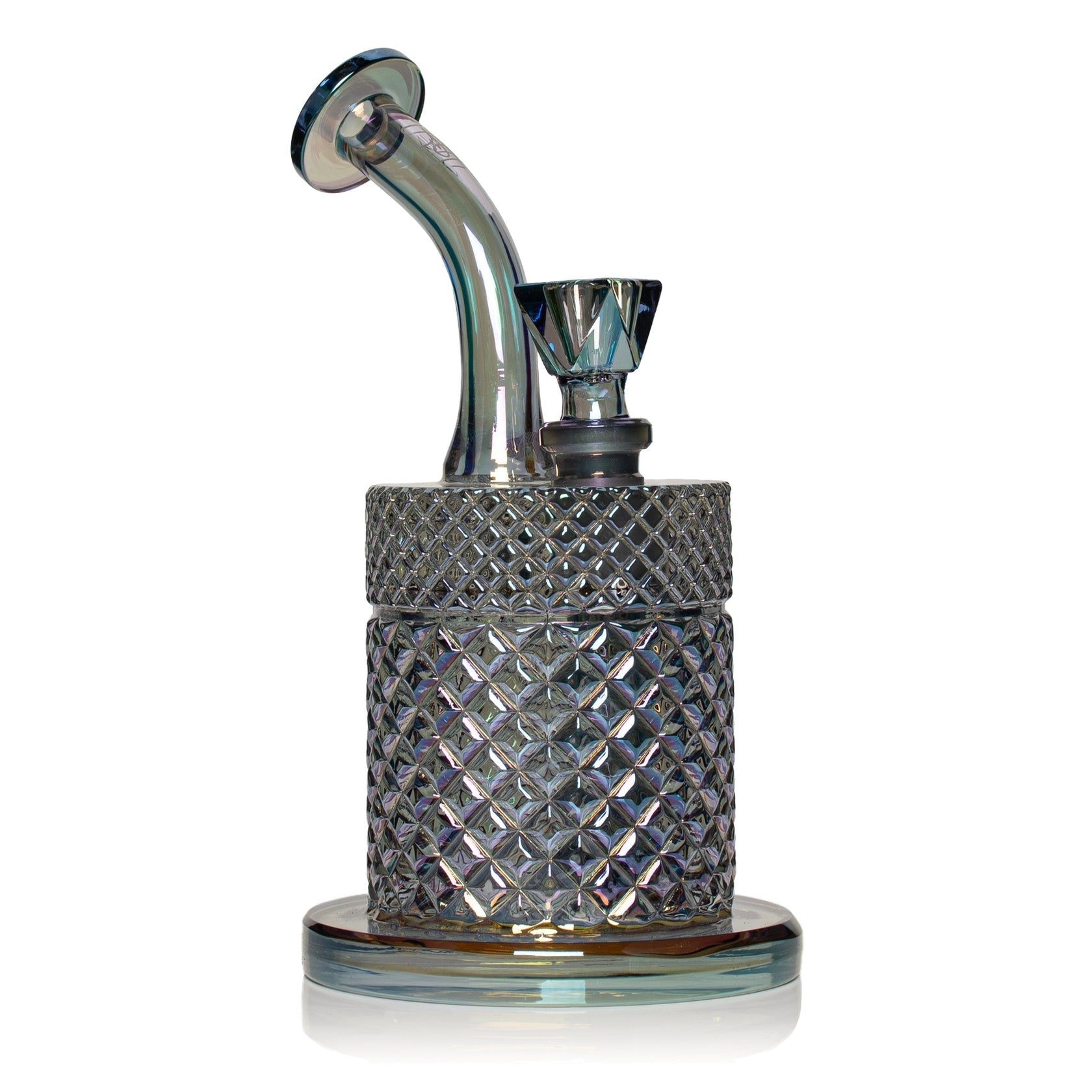 Jane West Twenties Collection Glass Water Pipe – 7½″ - Discreet Smoker