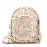 Core Hemp Beige mini backpack - front view