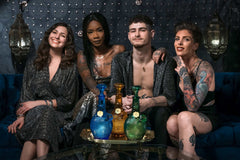 Jewel Vase Bong - Discreet Smoker