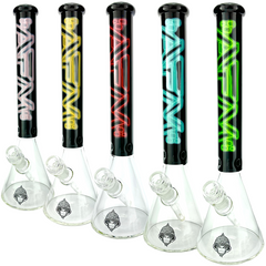 16″ AFM Neon Lights Glass Beaker Bong