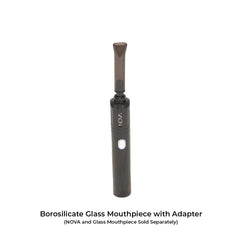 NOVA Borosilicate Glass Mouthpiece Adapter - 1pc - Discreet Smoker