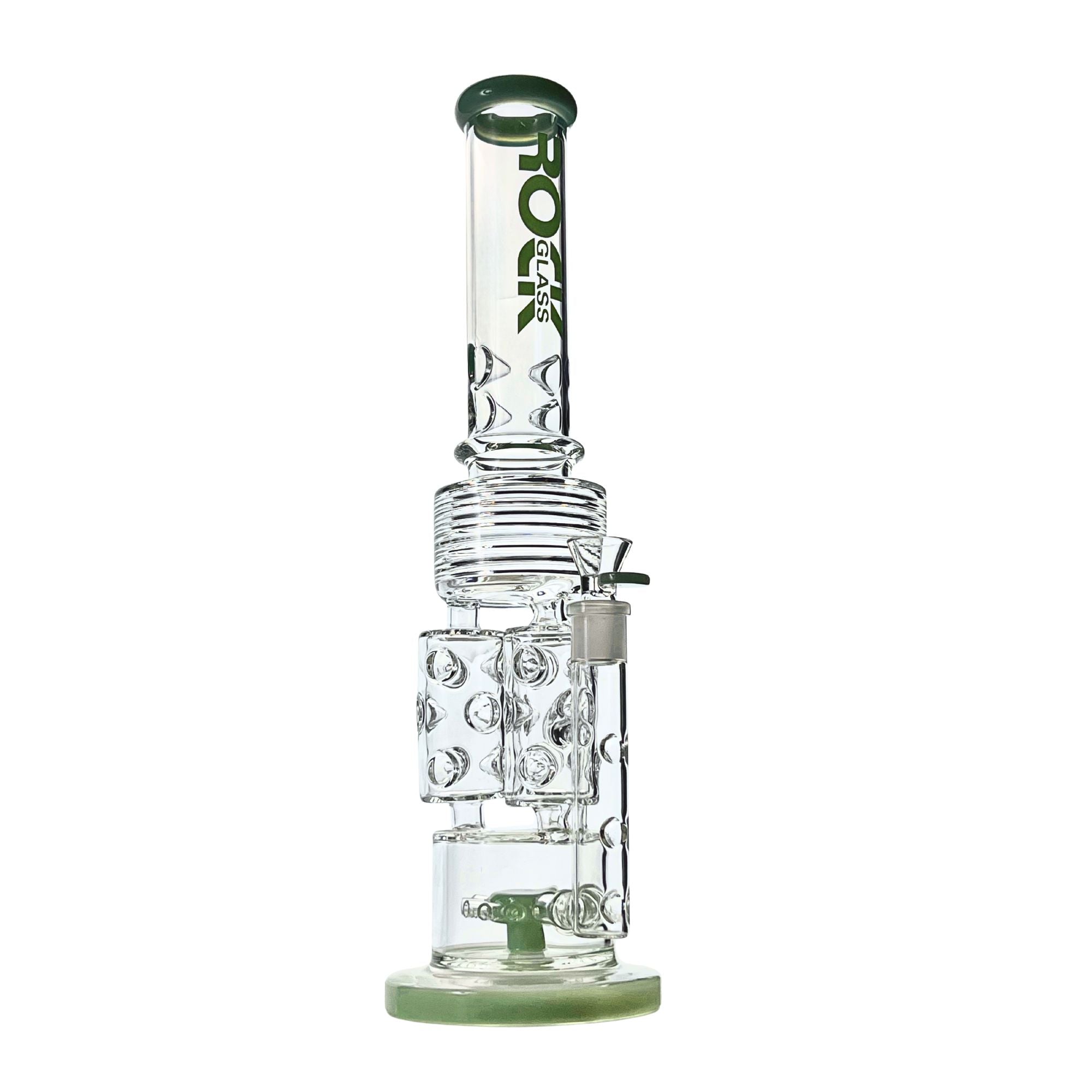 Alpine Ascent 18" Rock Glass Bong - Discreet Smoker
