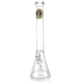18" AFM OG Clear Glass Beaker 5mm - Discreet Smoker