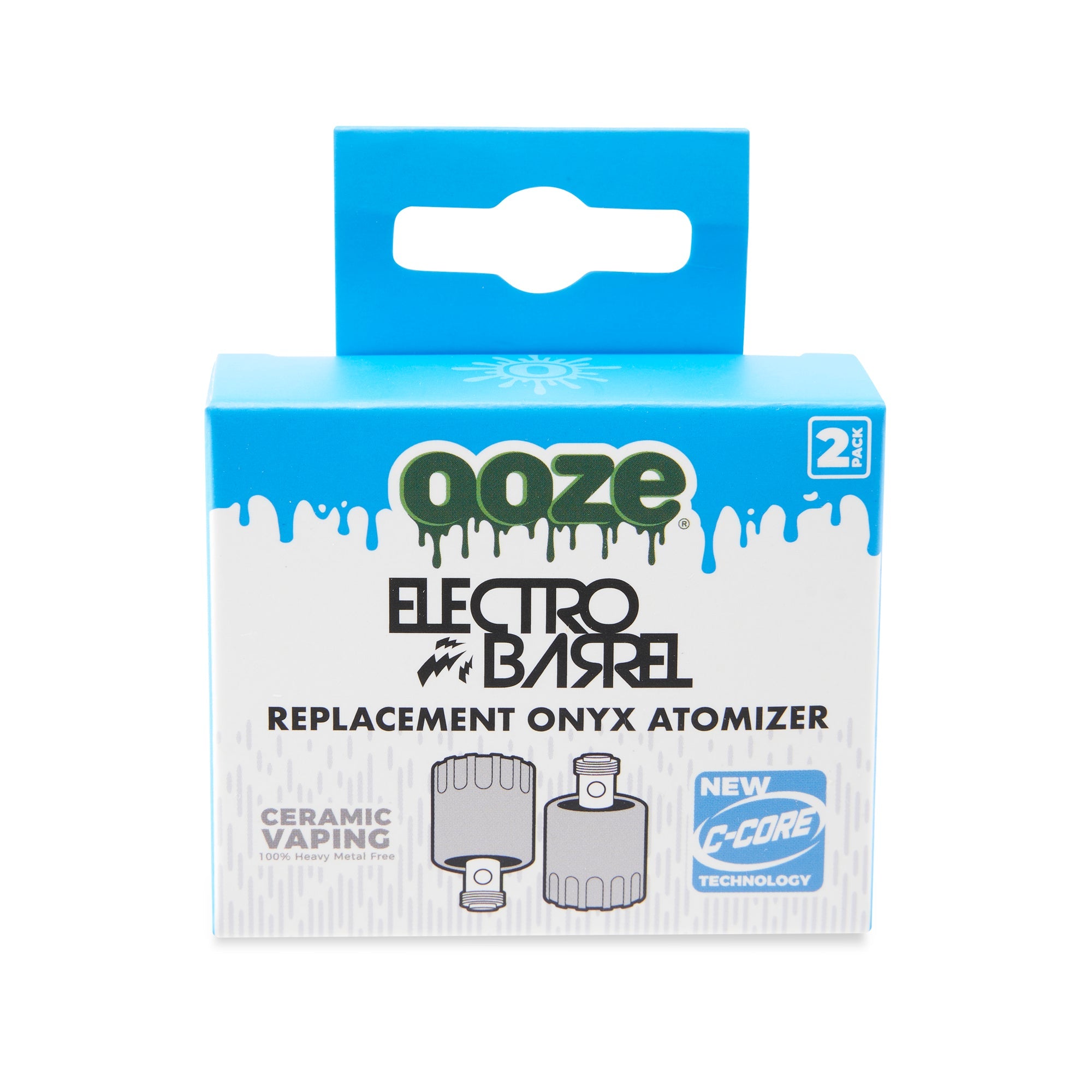 Ooze Electro Barrel Onyx Atomizer Replacement 2-Pack - Discreet Smoker