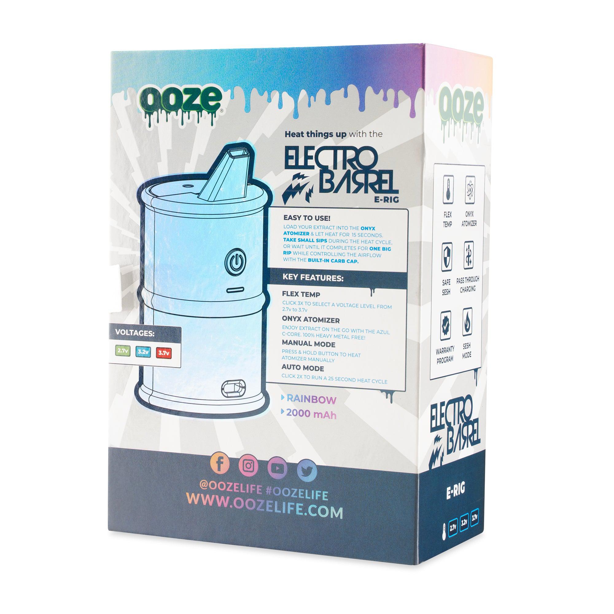 Ooze Electro Barrel E-Rig – C-Core 2000 mAh - Discreet Smoker
