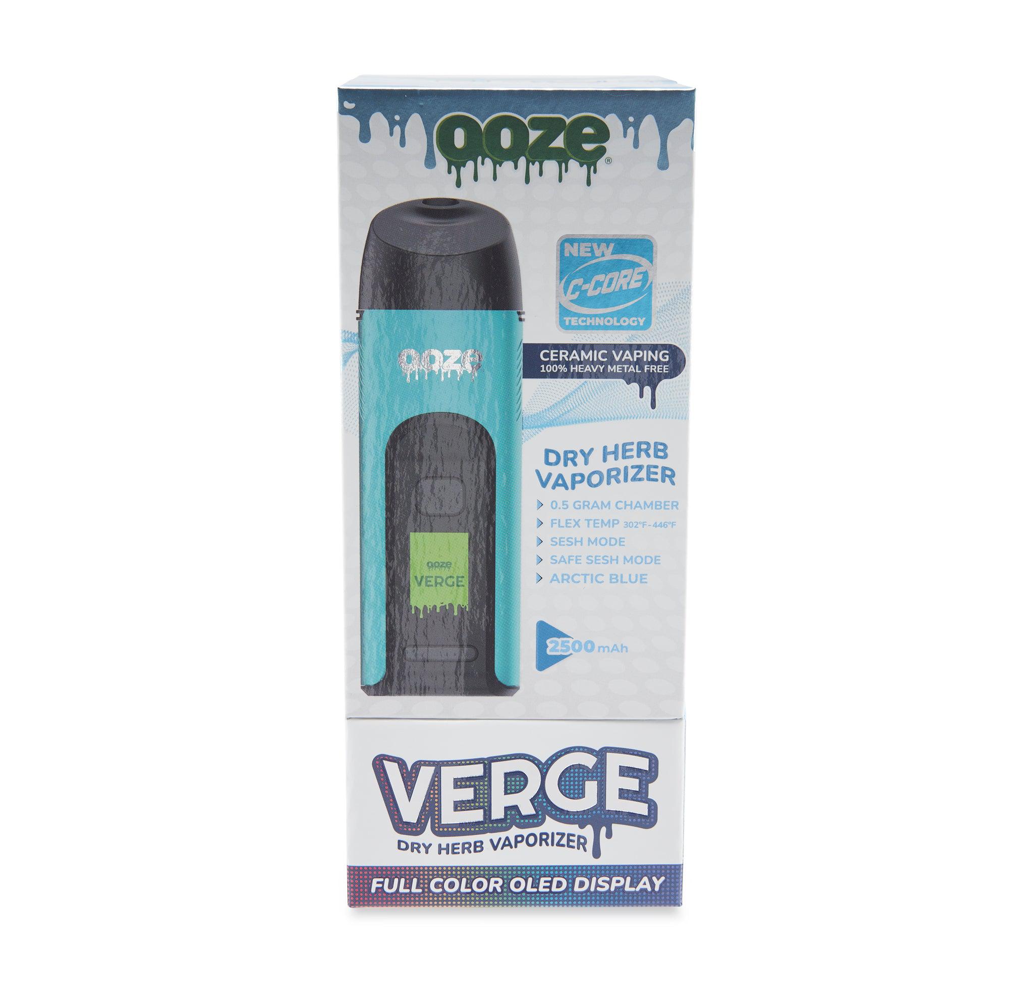 Ooze Verge Dry Herb Vaporizer – 2500 mAh C-Core - Discreet Smoker