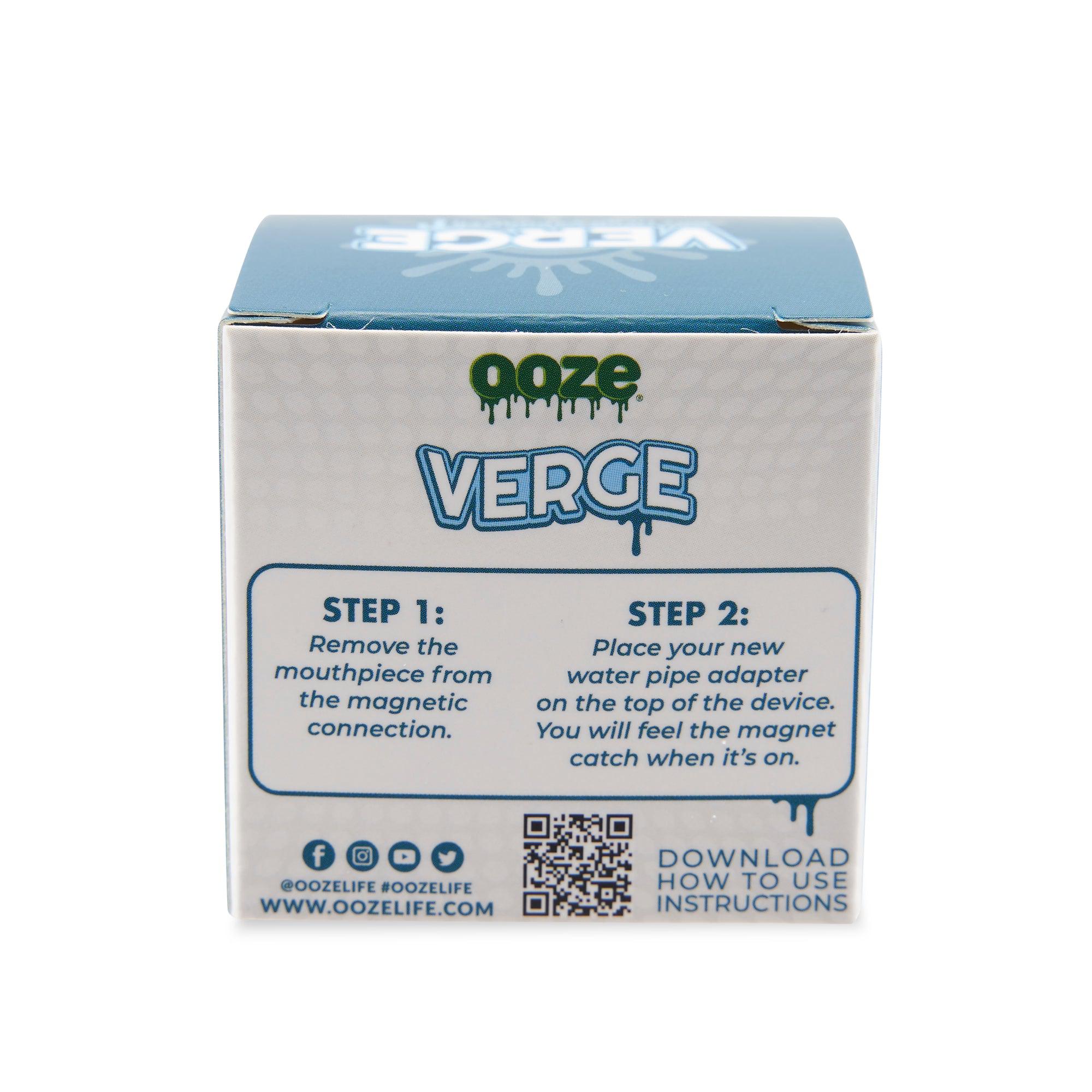 Ooze Verge Water Pipe Adapter - Discreet Smoker