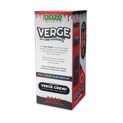 Ooze Verge Dry Herb Vaporizer – 2500 mAh C-Core - Discreet Smoker