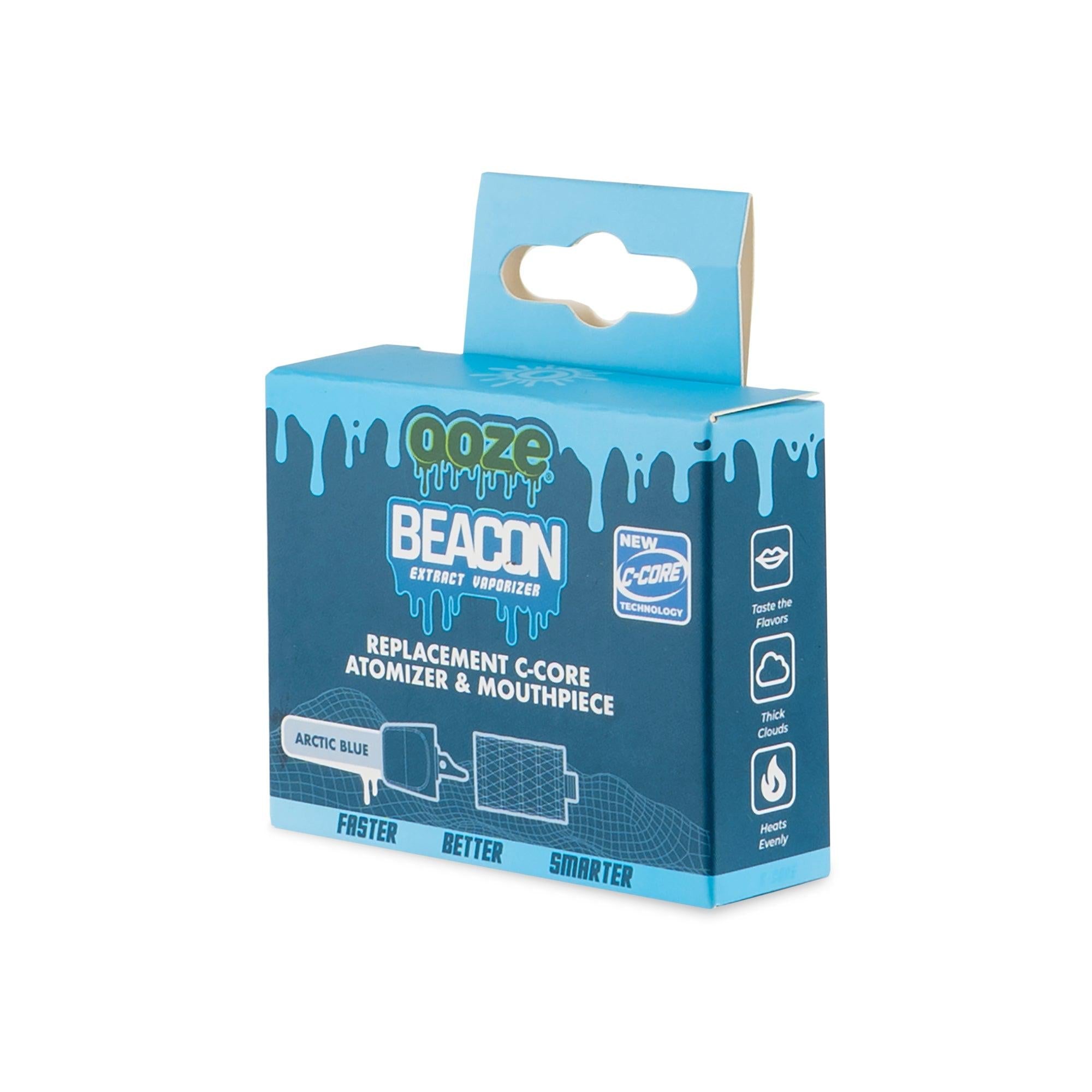 Ooze Beacon Onyx Atomizer & Mouthpiece Replacement Pack - Discreet Smoker