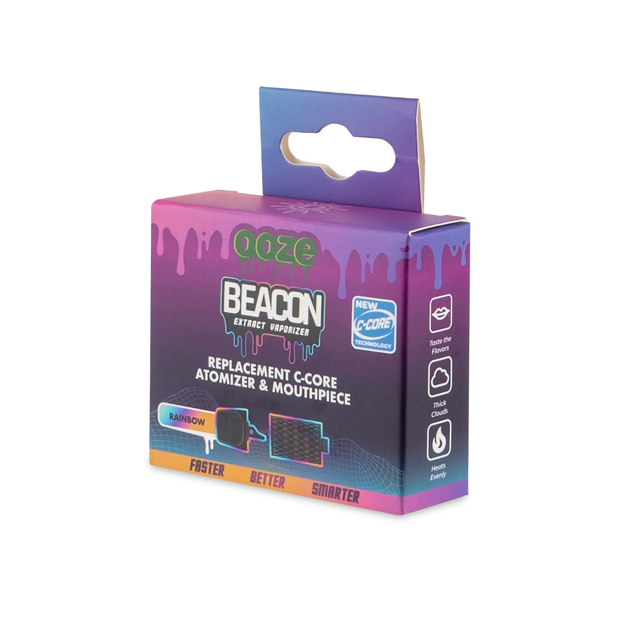 Ooze Beacon Onyx Atomizer & Mouthpiece Replacement Pack - Discreet Smoker