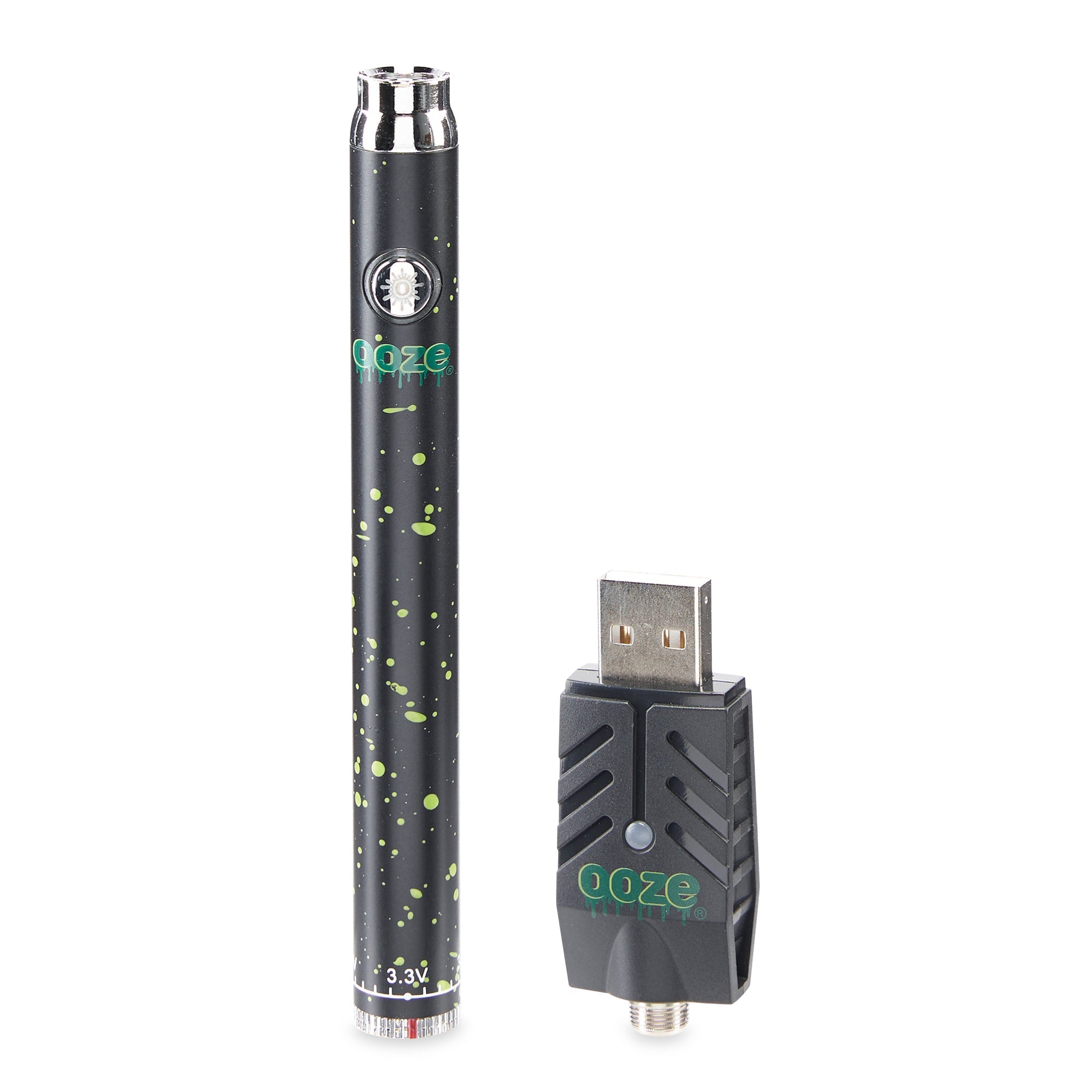 Ooze Slim Twist 510 Thread 320 mAh CBD Vape Pen Battery + USB Charger - Discreet Smoker