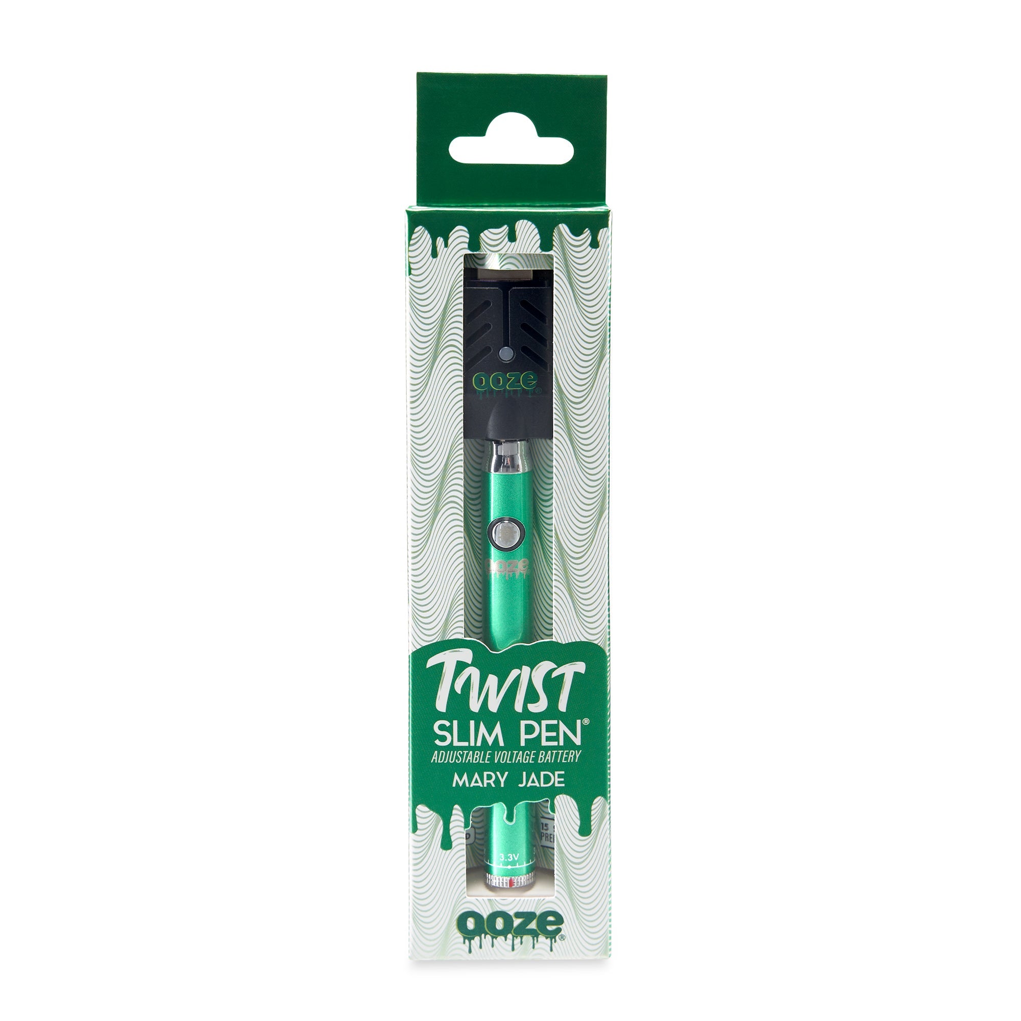 Ooze Slim Twist 510 Thread 320 mAh CBD Vape Pen Battery + USB Charger - Discreet Smoker