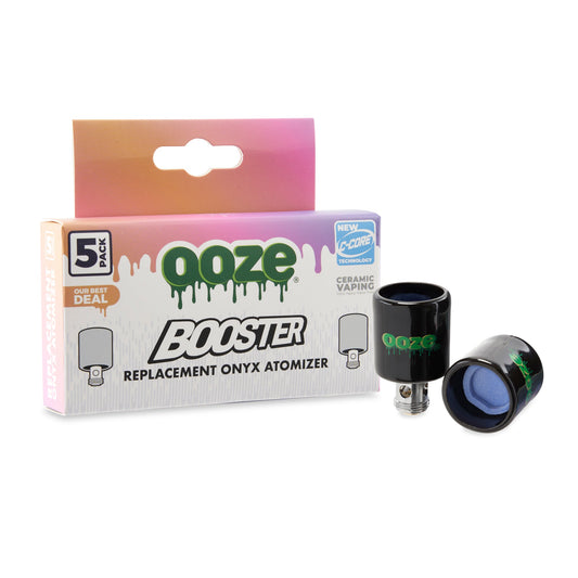 Ooze Booster Onyx Atomizer Replacement 5-Pack - Discreet Smoker