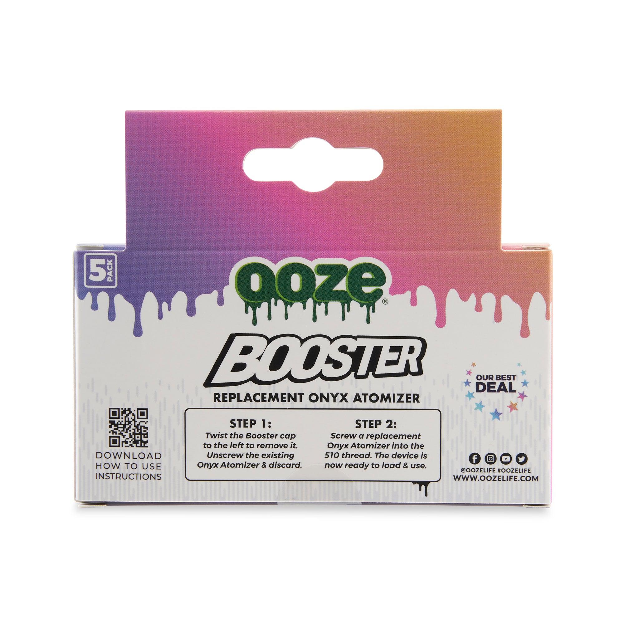 Ooze Booster Onyx Atomizer Replacement 5-Pack - Discreet Smoker