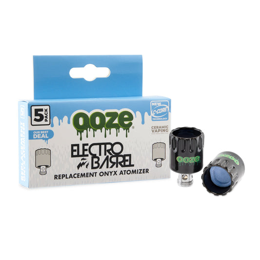 Ooze Electro Barrel Onyx Atomizer Replacement 5-Pack - Discreet Smoker