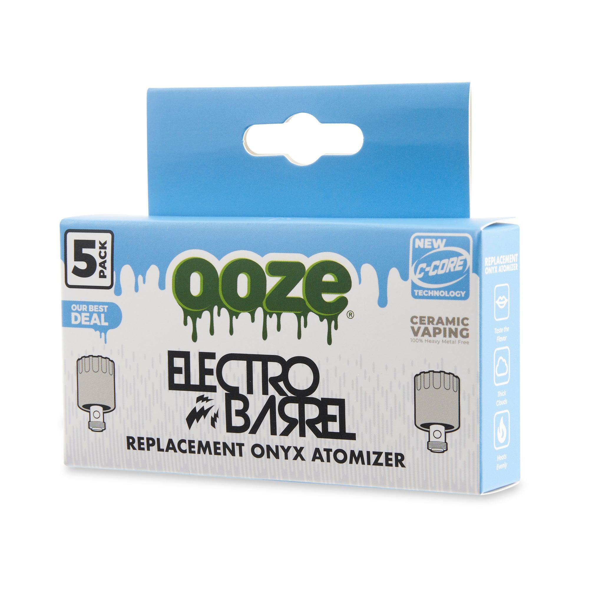 Ooze Electro Barrel Onyx Atomizer Replacement 5-Pack - Discreet Smoker