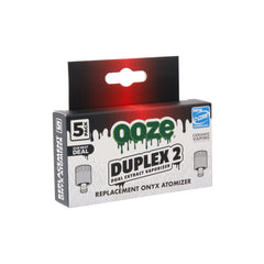 Ooze Duplex 2 Replacement Onyx Atomizer 5-Pack - Discreet Smoker
