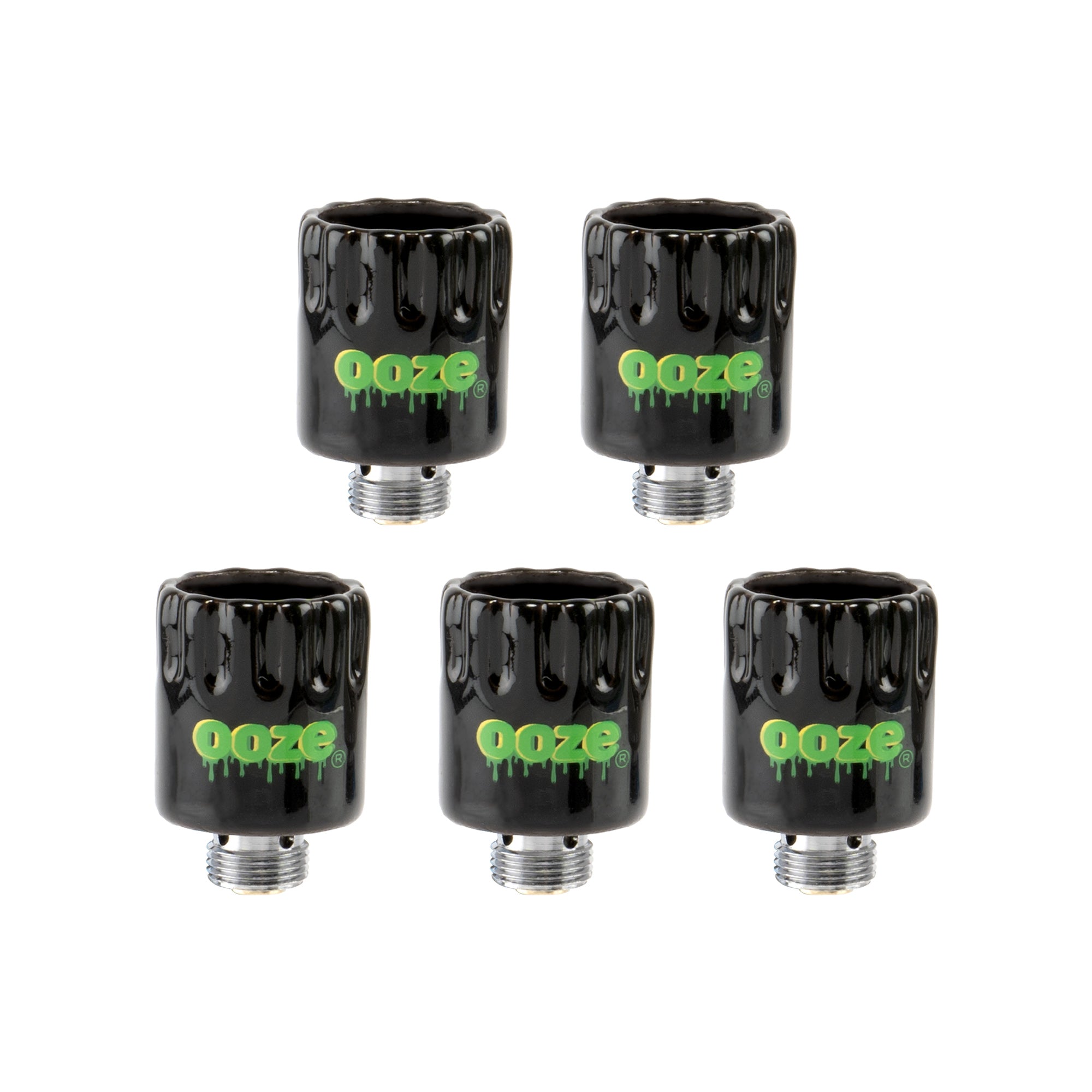 Ooze Duplex 2 Replacement Onyx Atomizer 5-Pack - Discreet Smoker