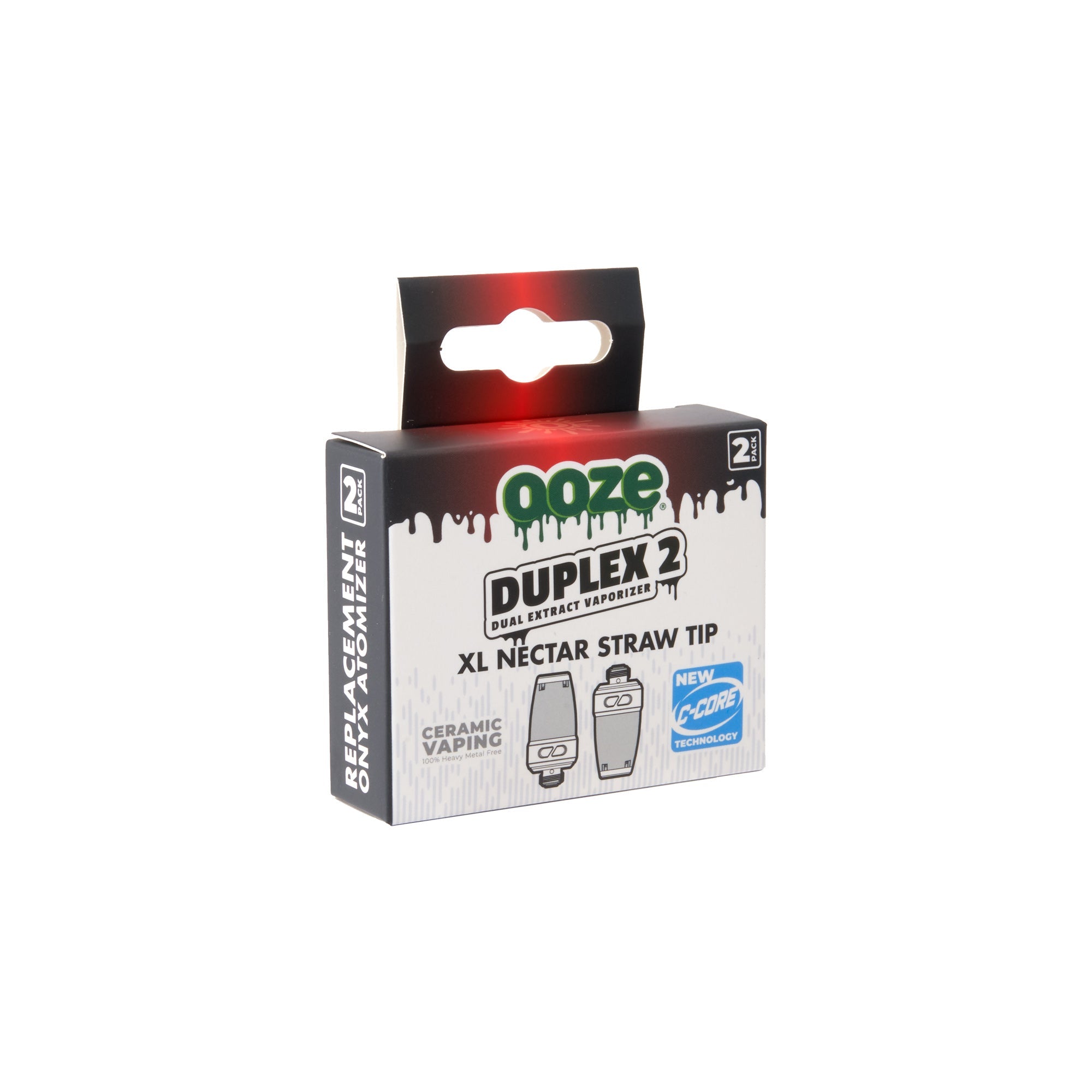 Ooze Duplex 2 Replacement XL Nectar Tip 2-Pack - Discreet Smoker
