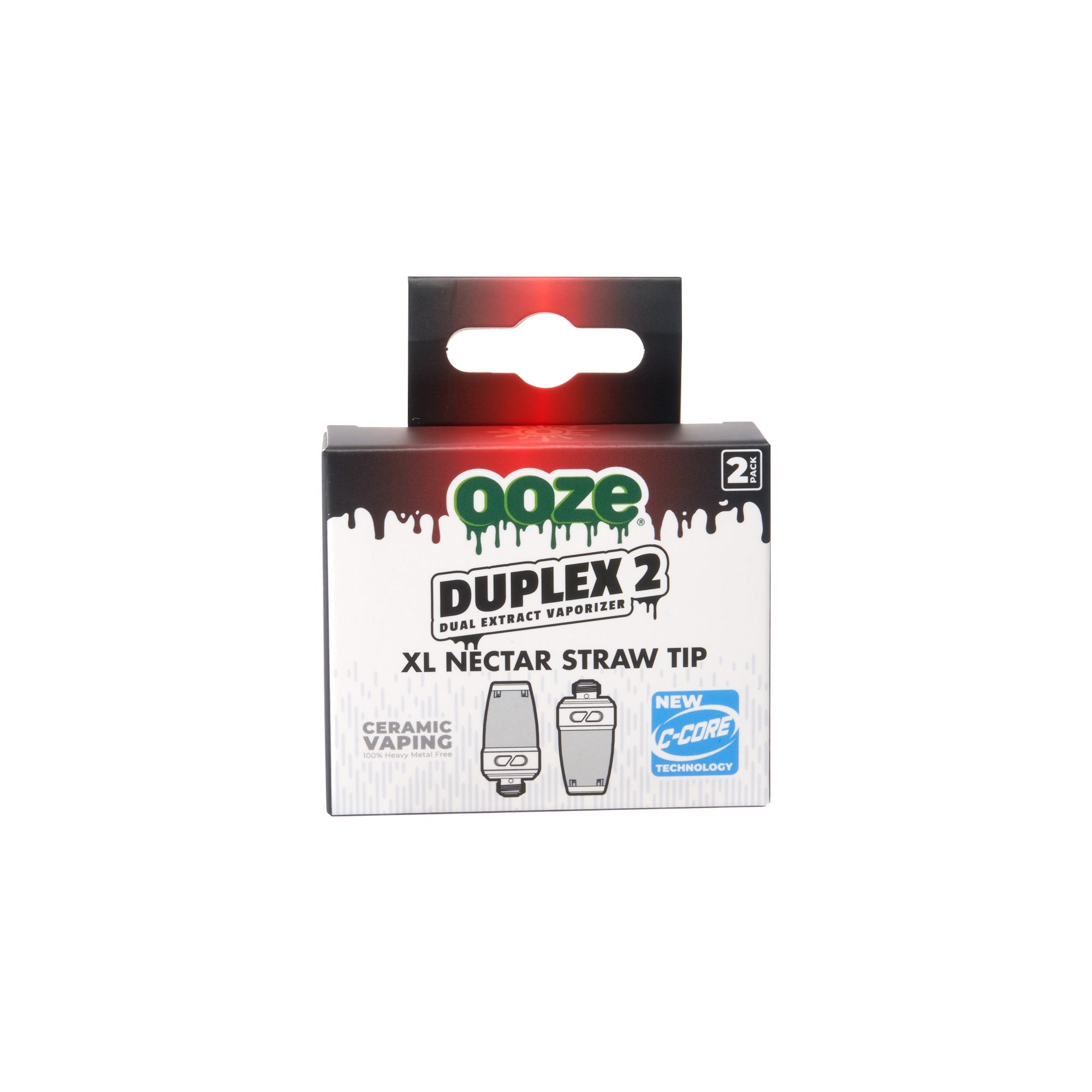 Ooze Duplex 2 Replacement XL Nectar Tip 2-Pack - Discreet Smoker