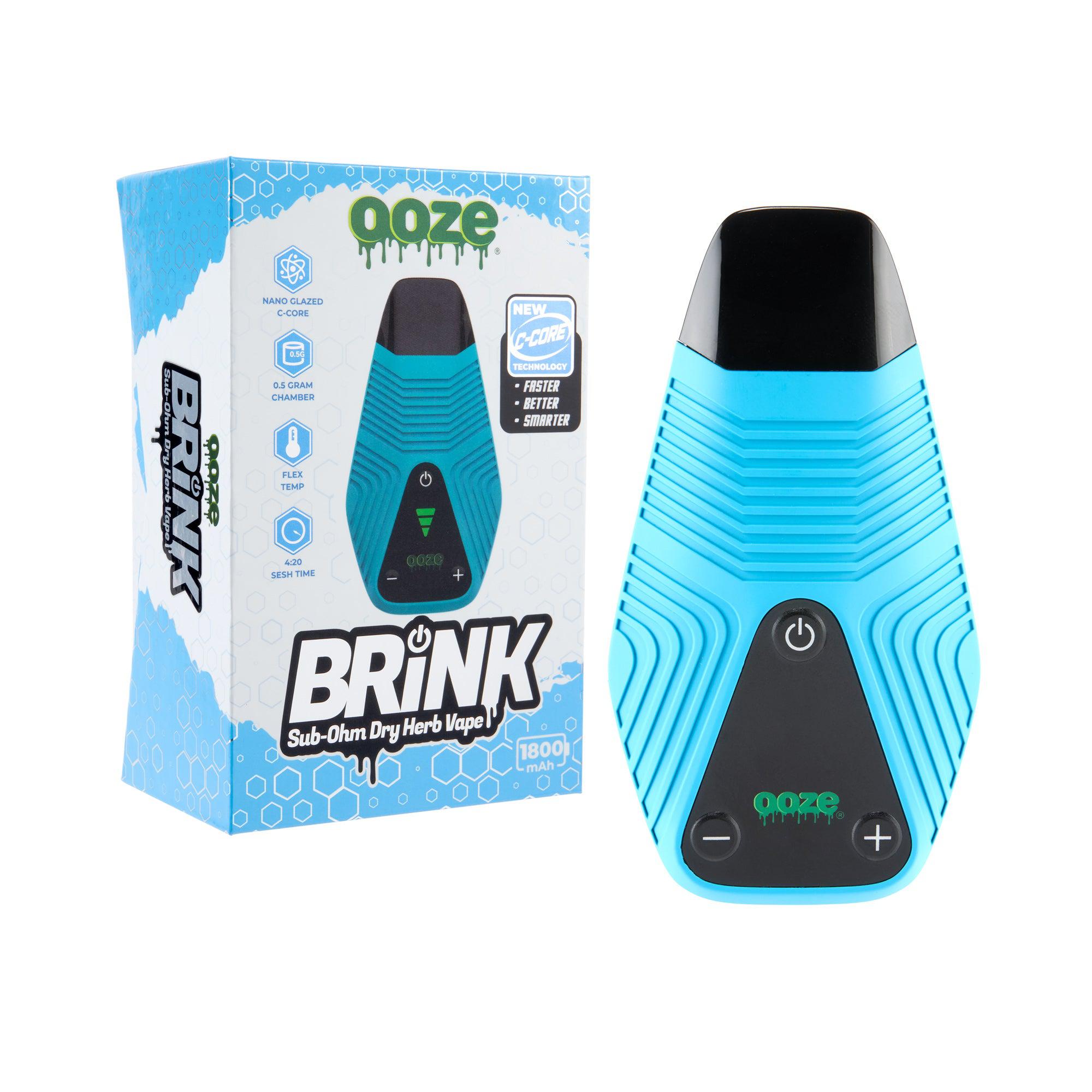 Ooze Brink Dry Herb Vaporizer – 1800 mAh C-Core - Discreet Smoker