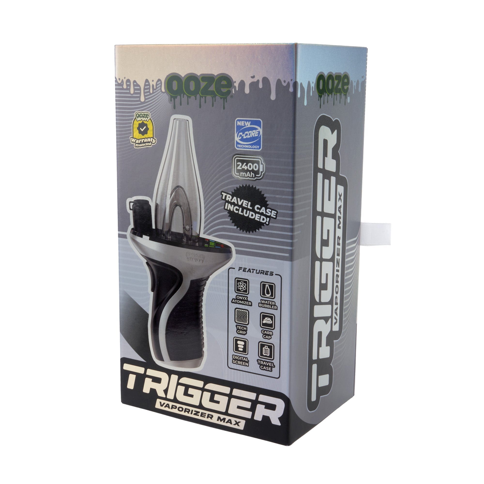 Ooze Trigger Vaporizer Max – 2400 mAh C-Core - Discreet Smoker