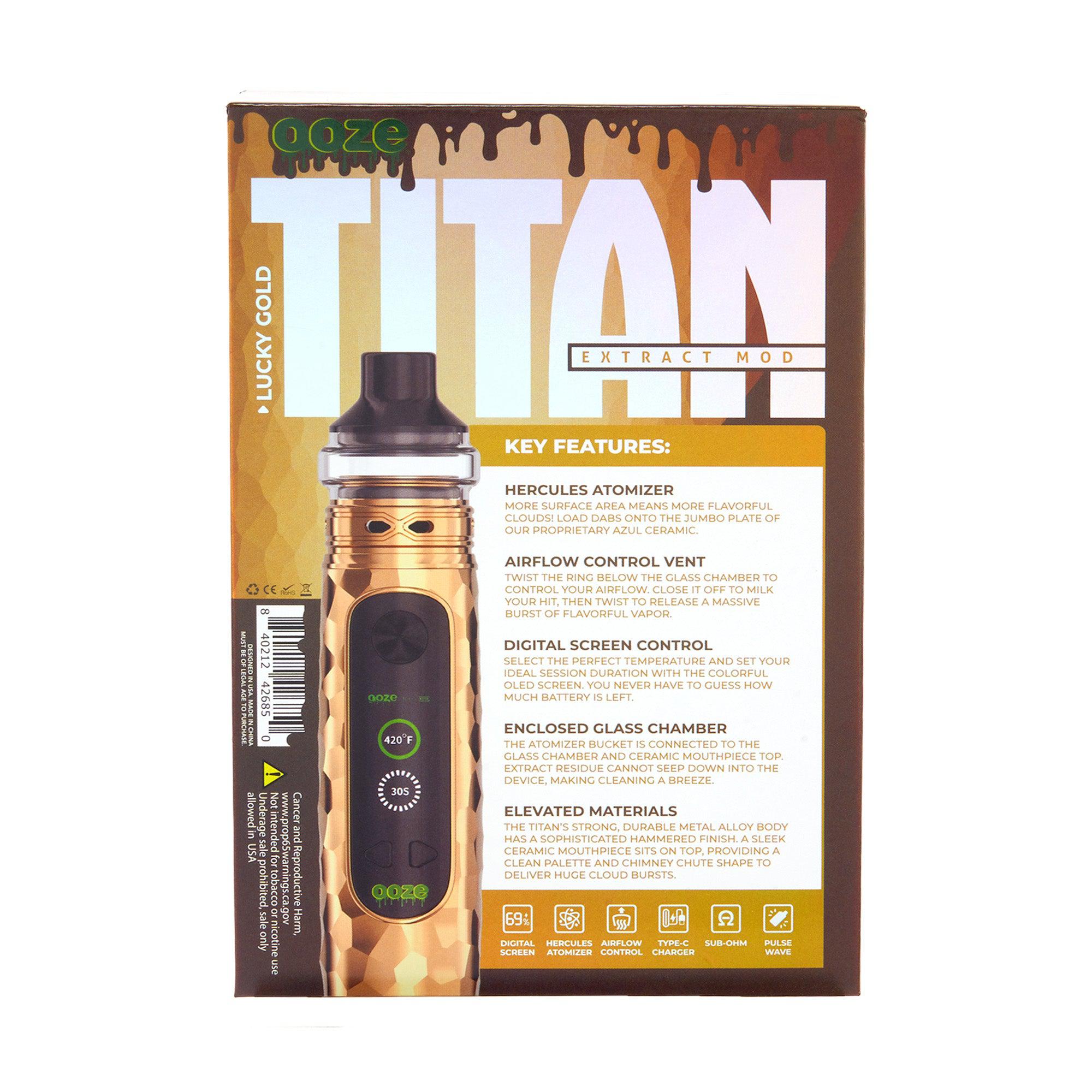 Ooze Titan Extract Mod – 2400 mAh C-Core - Discreet Smoker