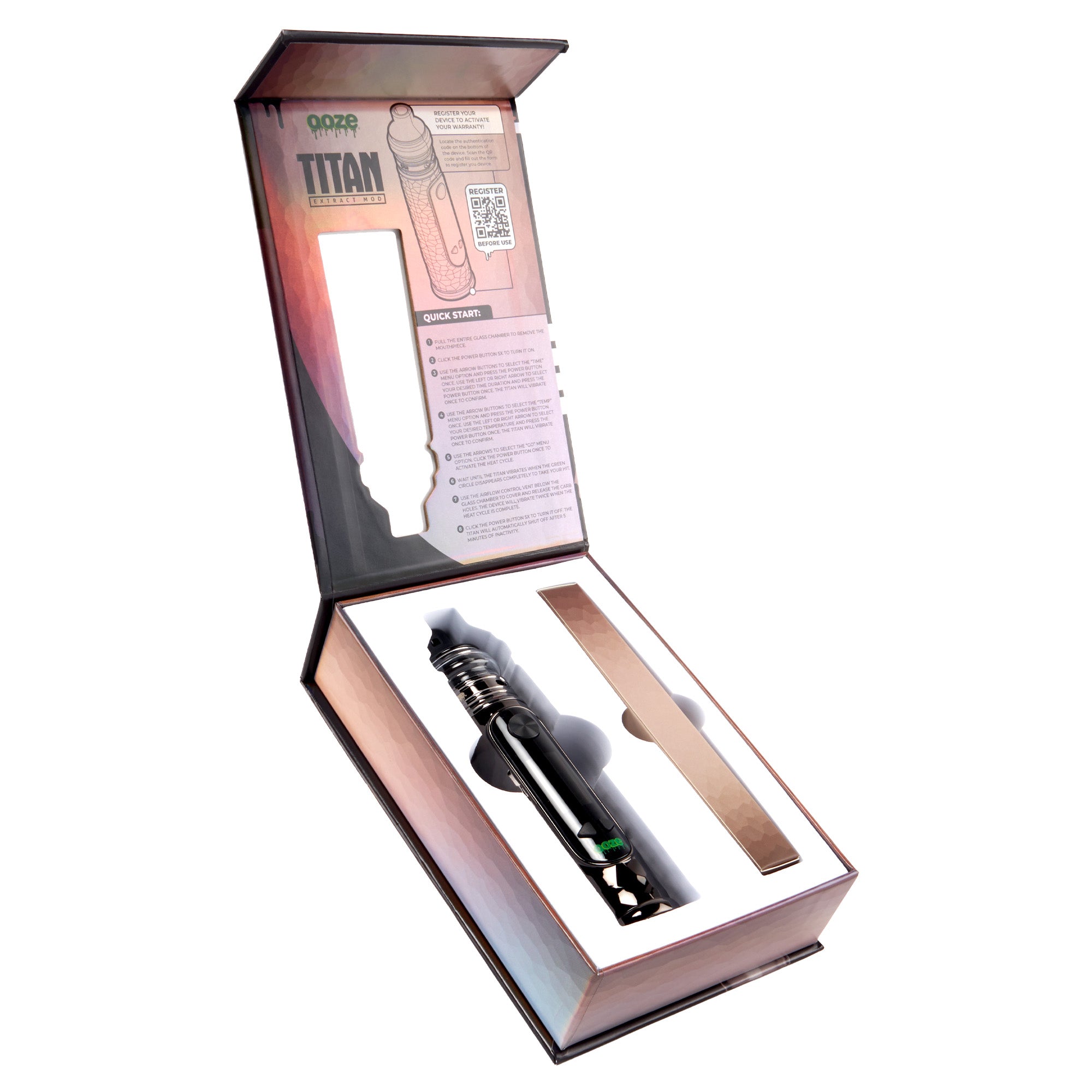Ooze Titan Extract Mod – 2400 mAh C-Core - Discreet Smoker