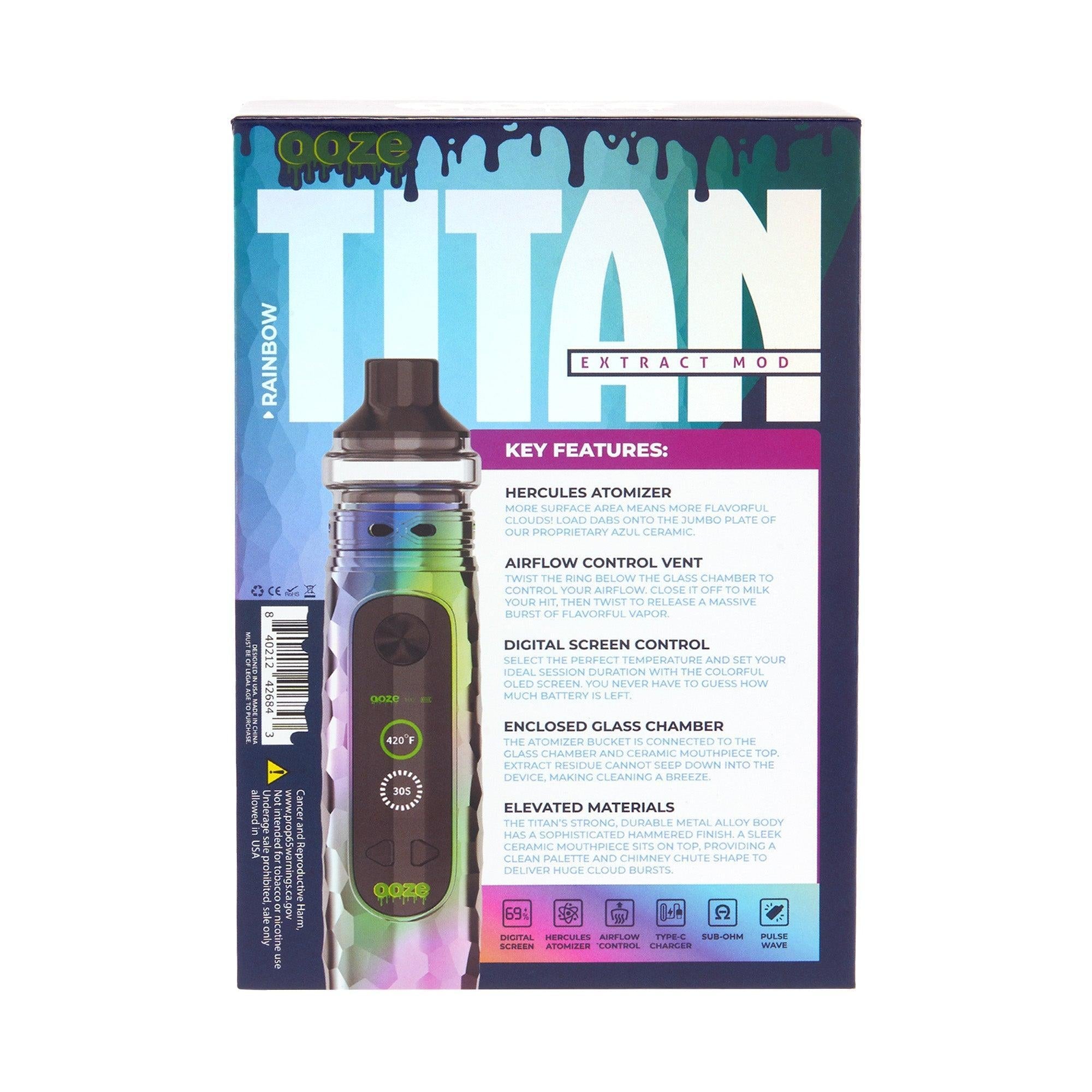 Ooze Titan Extract Mod – 2400 mAh C-Core - Discreet Smoker