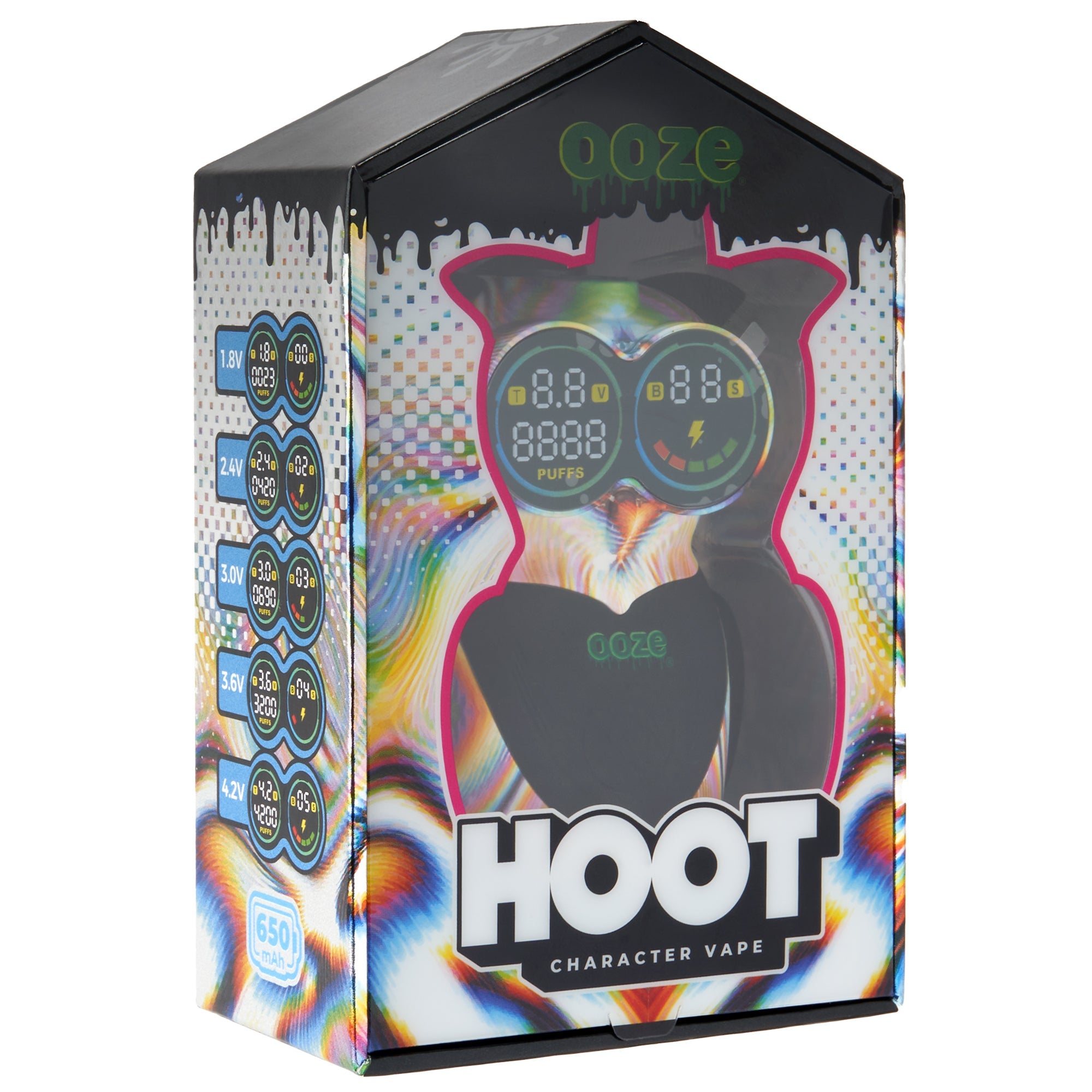 Ooze Hoot – 650 mAh Character 510 Battery - Discreet Smoker
