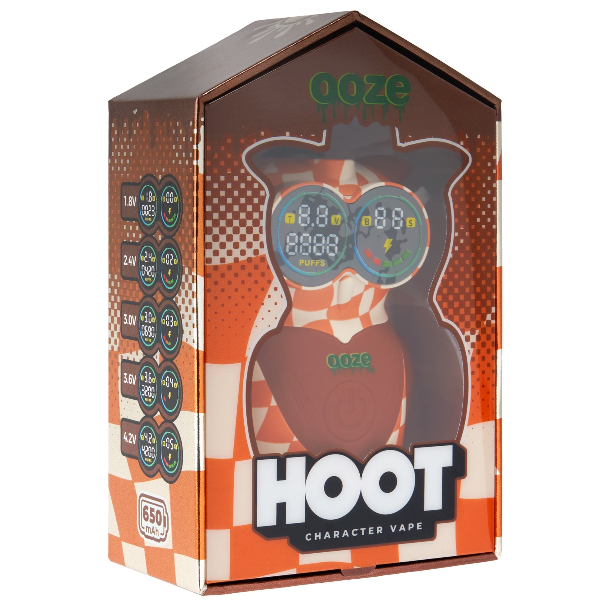Ooze Hoot – 650 mAh Character 510 Battery - Discreet Smoker