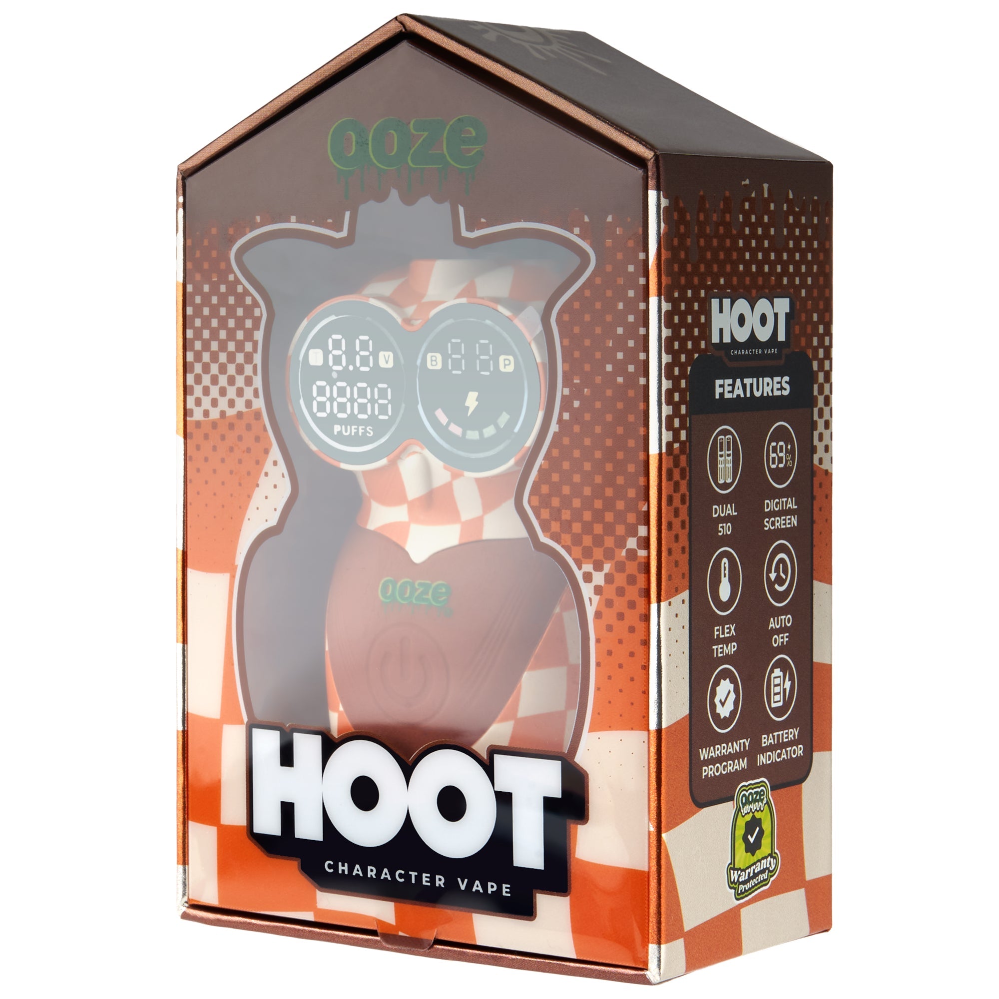 Ooze Hoot – 650 mAh Character 510 Battery - Discreet Smoker