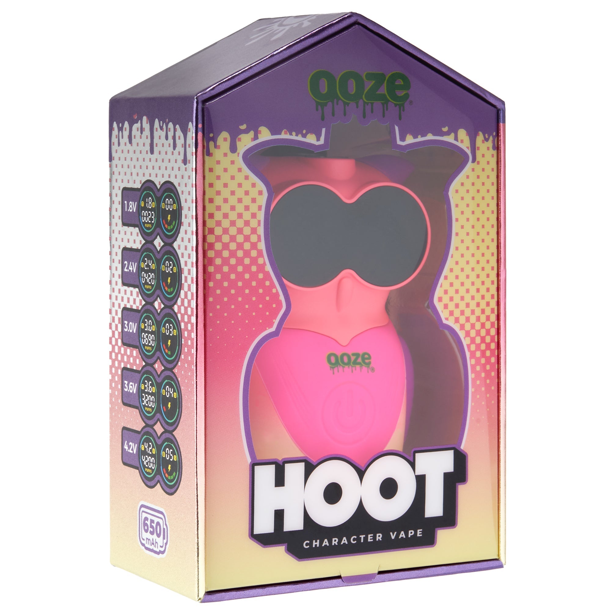 Ooze Hoot – 650 mAh Character 510 Battery - Discreet Smoker