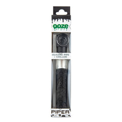Ooze Piper 2-in-1 Silicone & Glass Hand Pipe & Chillum – Assorted Colors
