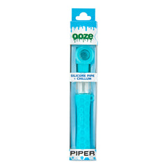 Ooze Piper 2-in-1 Silicone & Glass Hand Pipe & Chillum – Assorted Colors