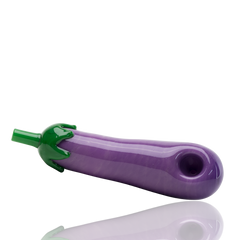 Empire Glassworks Eggplant Hand Pipe “Aubergine Emoji” – 5″ – US-Made