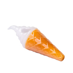 Borosilicate Glass Ice Cream Hand Pipe “Cone Zone” – 4½″