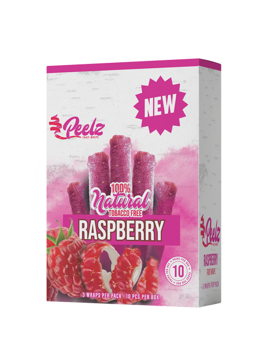 Peelz Fruit Wraps - Raspberry (10-Pack)