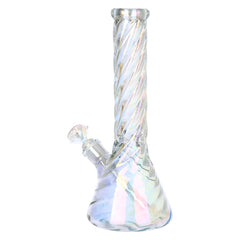 SeshGear Positive Twist Beaker Glass Water Pipe | 14mm F - Discreet Smoker