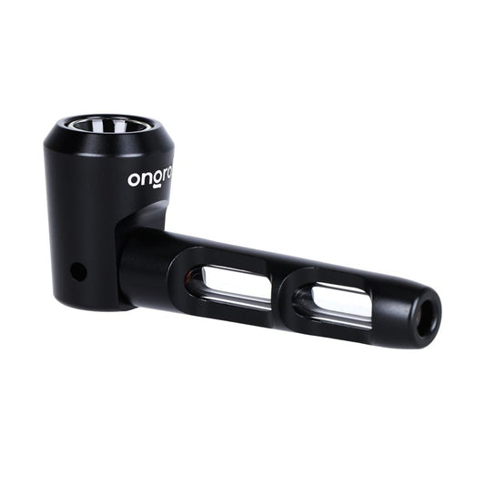 ONGROK Aluminum & Glass Spoon Pipe | 4.25" - Discreet Smoker
