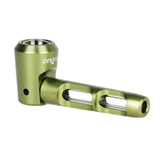 ONGROK Aluminum & Glass Spoon Pipe | 4.25" - Discreet Smoker