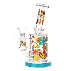 Salutations Kitty Glass Water Pipe | 6.25" | 14mm F - Discreet Smoker
