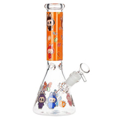 Funny Animal Beaker Glass Water Pipe | 9.75" | 14mm F | Designs Vary - Discreet Smoker