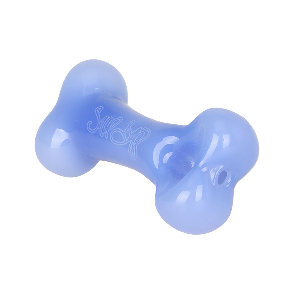 Dogg Lbs Everyday Dogg Bone Glass Hand Pipe | 3.75" - Discreet Smoker