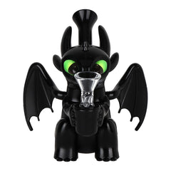 Baby Dragon Silicone Water Pipe w Glass Bowl - 5.25" / 14mm F